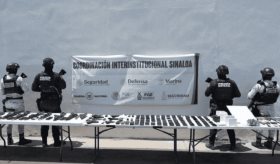 Decomisan armas, celulares, tarjetas telefónicas y módems en nueva revisión en penal de Culiacán, Sinaloa