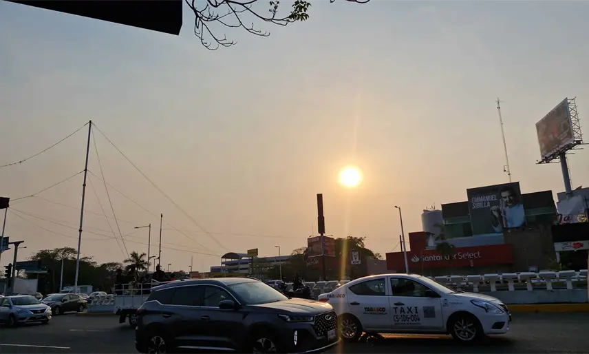 Prevé Conagua día caluroso para Tabasco este miércoles