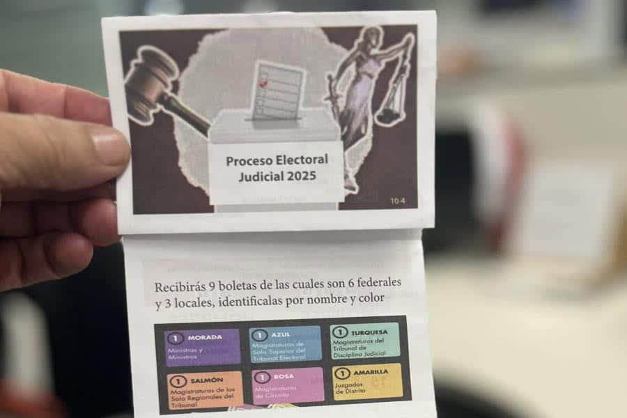 Adopta INE medidas cautelares para "inhibir" reparto de acordeones en elección judicial Adopta INE medidas cautelares para "inhibir" reparto de acordeones en elección judicial