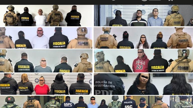 Detienen a notarios y funcionarios por vínculos con una red de despojos en Edomex