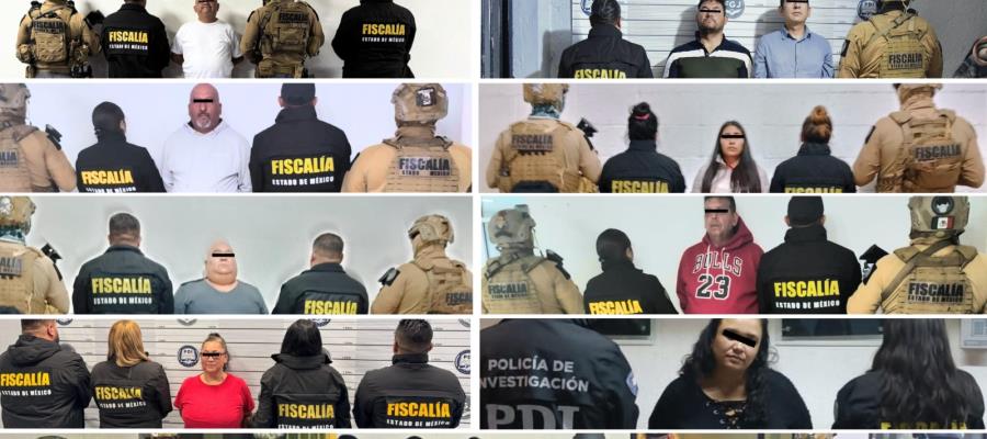 Detienen a notarios y funcionarios por vínculos con una red de despojos en Edomex Detienen a notarios y funcionarios por vínculos con una red de despojos en Edomex