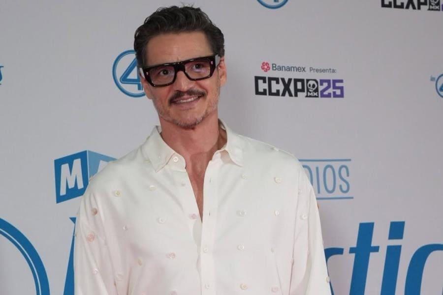 Pedro Pascal llega a México a promocionar Los 4 Fantásticos´