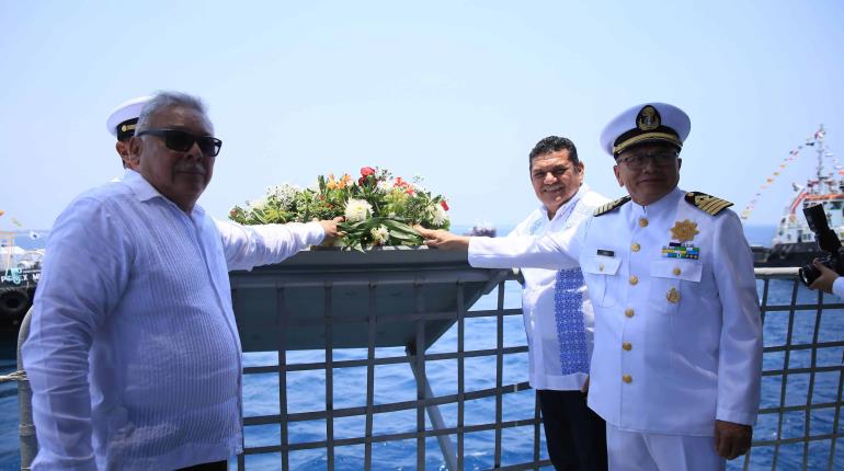 Conmemoran en Tabasco el "Dia de la Marina Nacional"