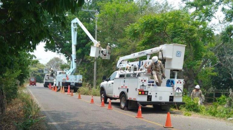 Inicia CFE mantenimiento en infraestructura de Tamulté de las Sabanas