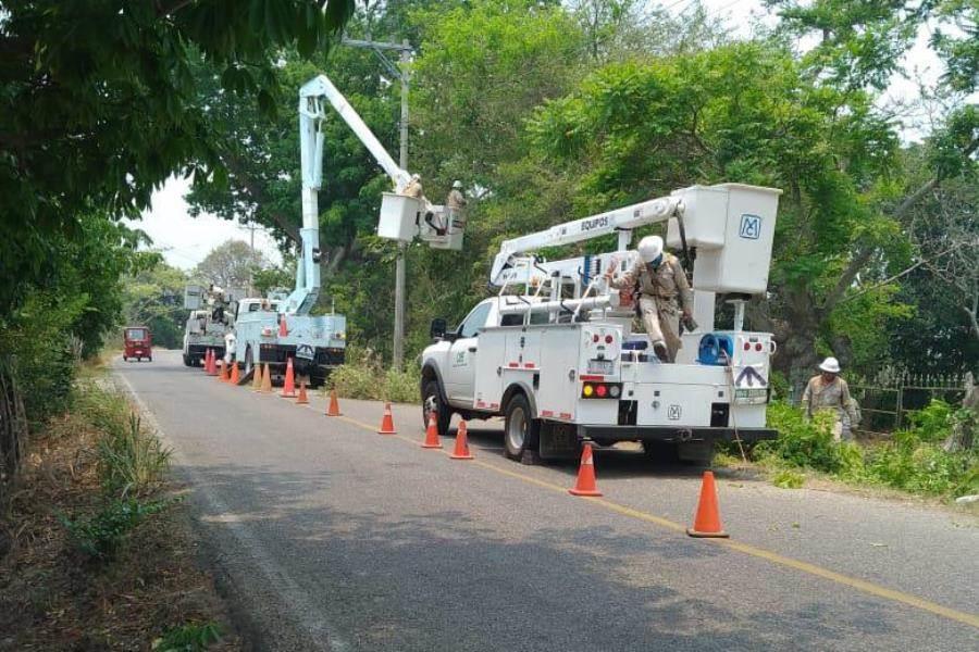 Inicia CFE mantenimiento en infraestructura de Tamulté de las Sabanas Inicia CFE mantenimiento en infraestructura de Tamulté de las Sabanas