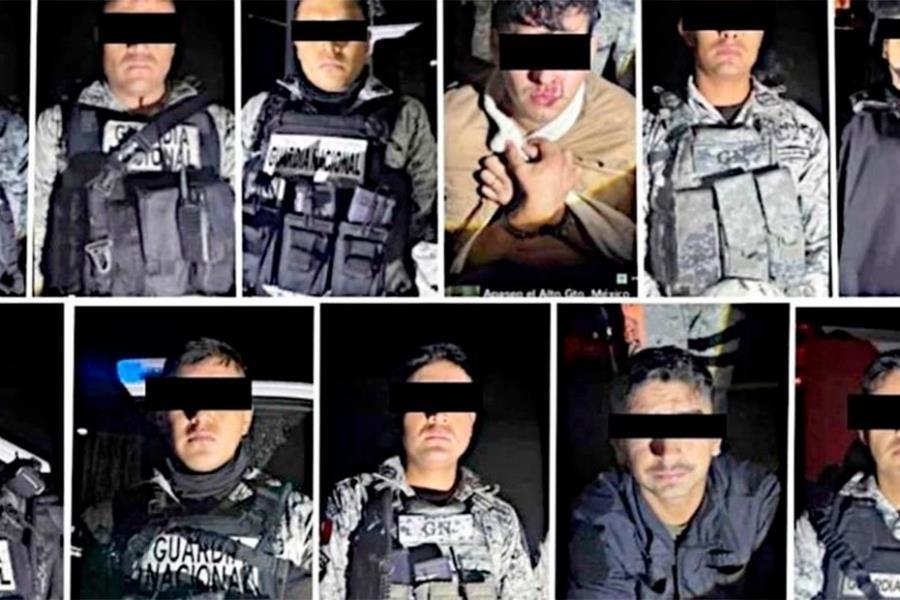 Procesan a 11 elementos de la GN por "huachicoleo" en Guanajuato Procesan a 11 elementos de la GN por "huachicoleo" en Guanajuato