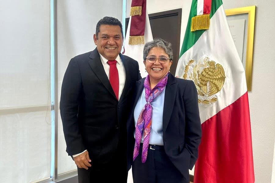 Se reúne May con Raquel Buenrostro en la CDMX Se reúne May con Raquel Buenrostro en la CDMX