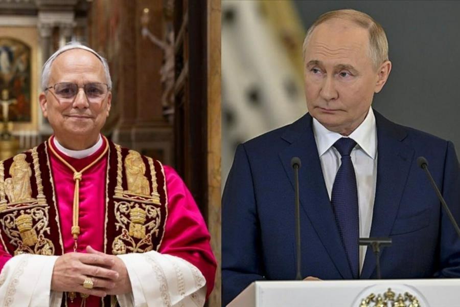 Sostiene Papa León XIV conversación telefónica con Putin para que favorezca la paz Sostiene Papa León XIV conversación telefónica con Putin para que favorezca la paz