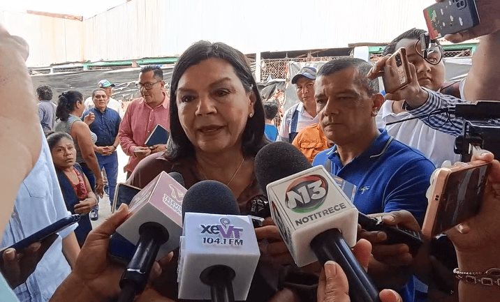Reporta Osuna avances en rehabilitación del mercado provisional de Casa Blanca para su uso formal