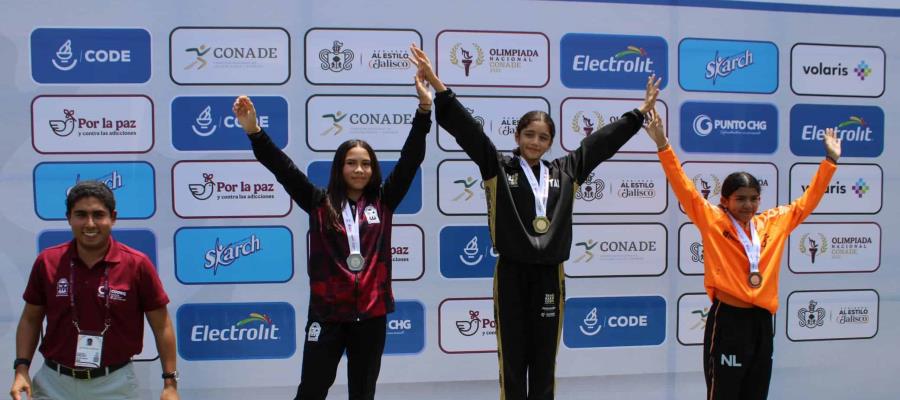 Llega el primer oro para Tabasco en la Olimpiada Nacional 2025