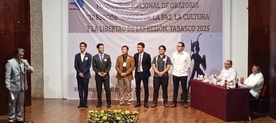 Llevan a cabo Primer Concurso Nacional de Oratoria en Tabasco Llevan a cabo Primer Concurso Nacional de Oratoria en Tabasco