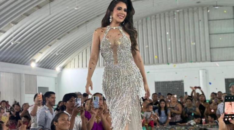 Un mes después, Balancán recibe a su Flor de Oro, María Fernanda Palma