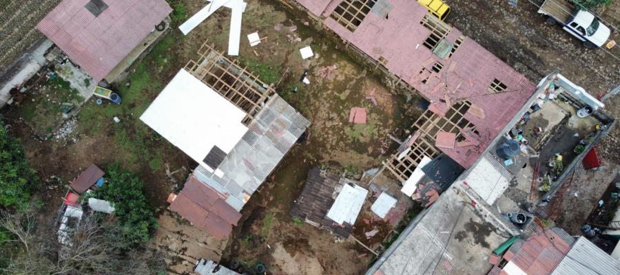 Tornado en Michoacán deja afectaciones en casas, escuelas y huertos Tornado en Michoacán deja afectaciones en casas, escuelas y huertos
