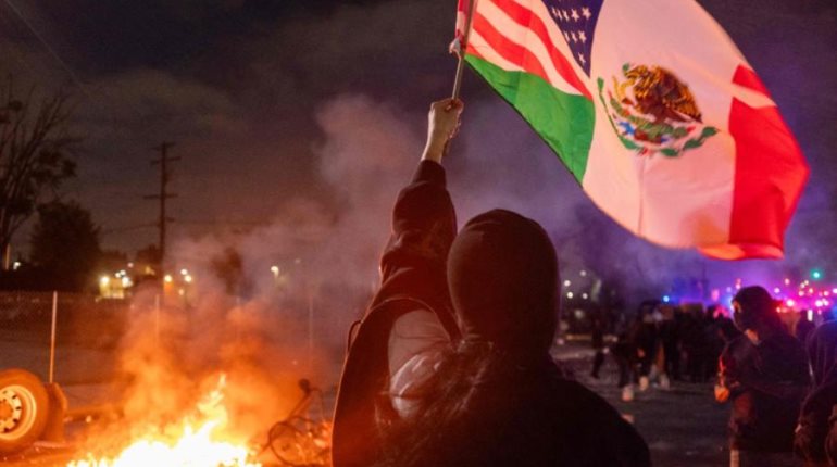 Embajador de EE. UU. en México critica manifestaciones violentas en Los Ángeles