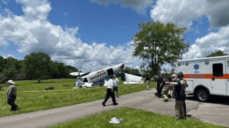 Aeronave se desploma en Tennessee