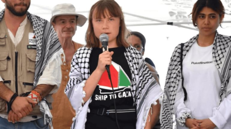 Israel intercepta embarcación donde viaja Greta Thunberg