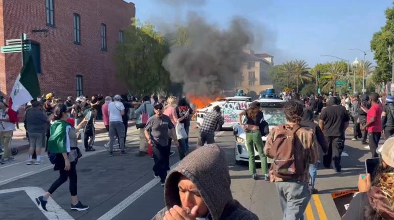 Evitar violencia en las protestas: Sheinbaum a mexicanos en Los Ángeles, California