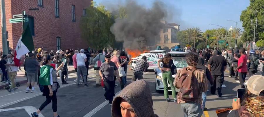 Evitar violencia en las protestas: Sheinbaum a mexicanos en Los Ángeles, California Evitar violencia en las protestas: Sheinbaum a mexicanos en Los Ángeles, California