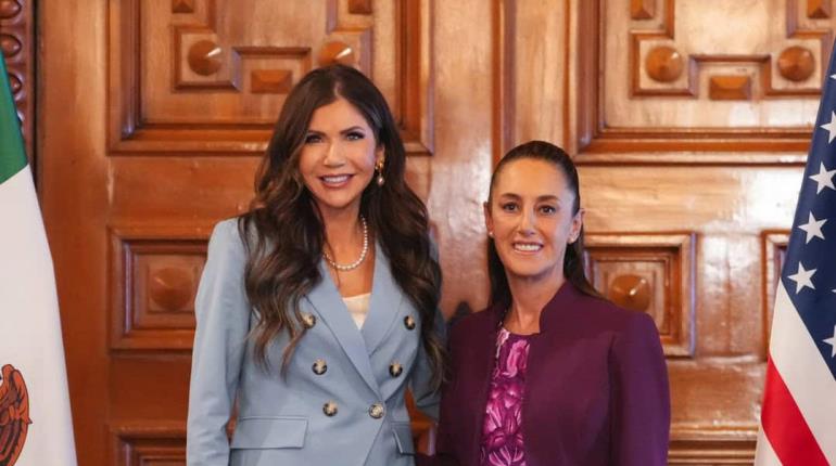 Morena sale en defensa de Sheinbaum ante acusaciones de Noem
