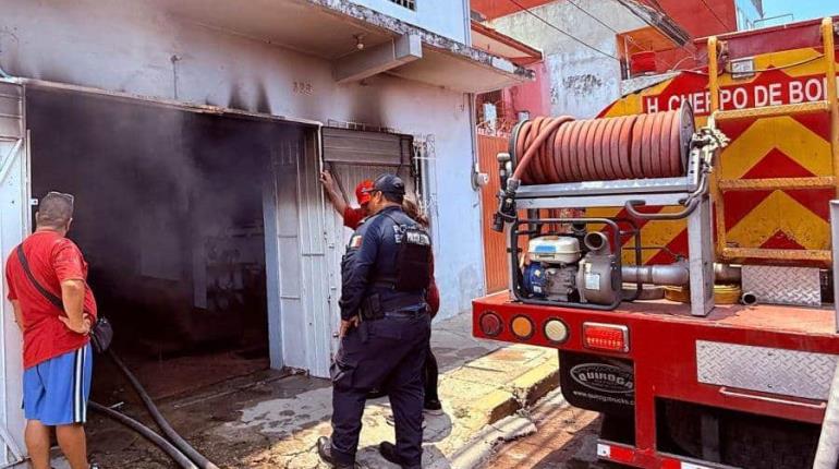 Se incendia vivienda en Gil y Sáenz; no hubo heridos solo pérdida de enseres domésticos