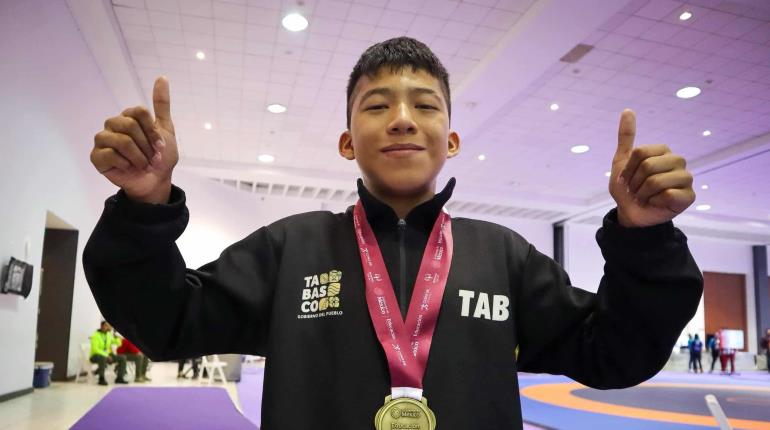 Medalla de oro para Juan Alberto Noriega en Luchas Asociadas en Olimpiada Nacional