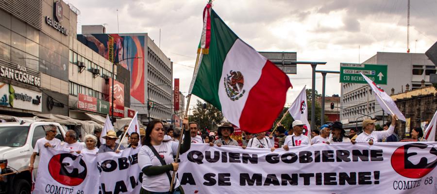 Exigen justicia a 54 años del "Halconazo" Exigen justicia a 54 años del "Halconazo"