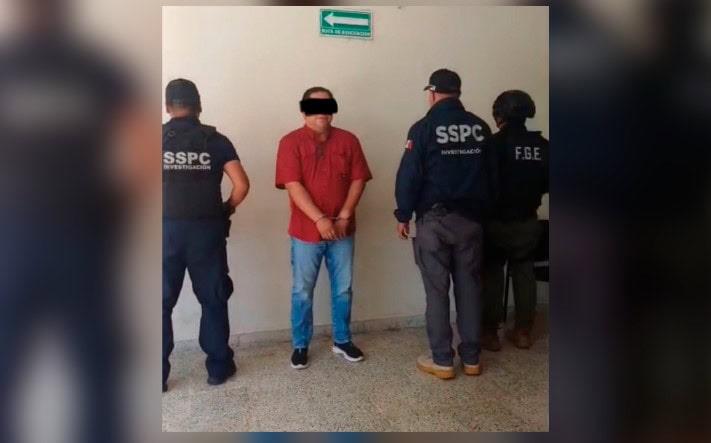 Detienen a Hiram Llergo por asociación delictuosa