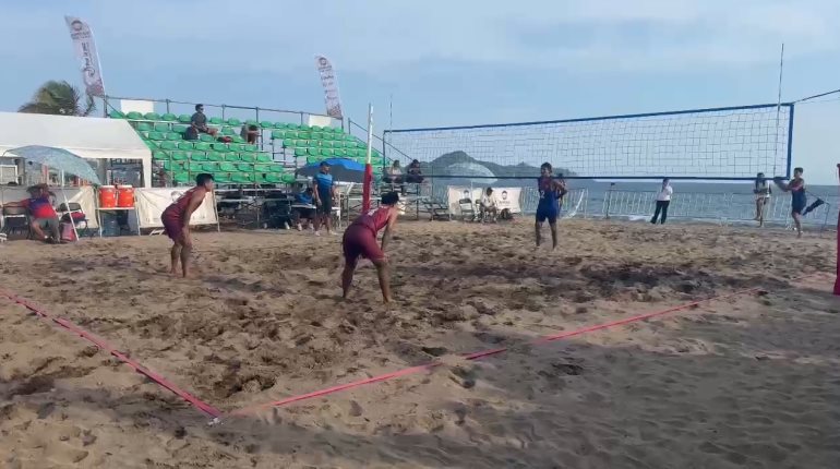 Dupla de tabasqueños gana pase a la final de voleibol de playa en Olimpiada Nacional