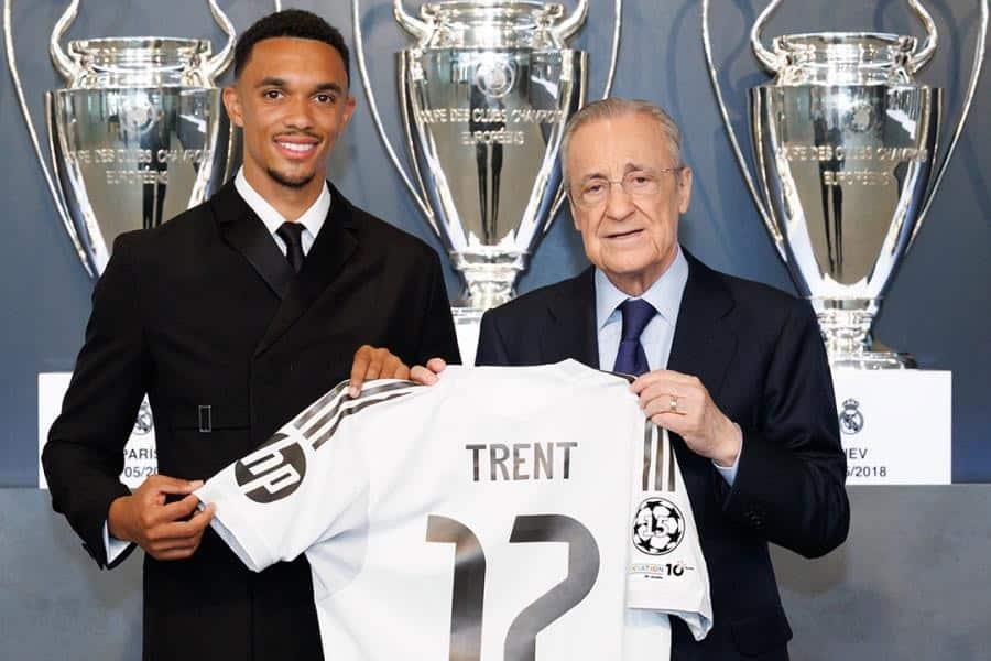 Presentan a Trent Alexander-Arnold como nuevo jugador del Real Madrid Presentan a Trent Alexander-Arnold como nuevo jugador del Real Madrid