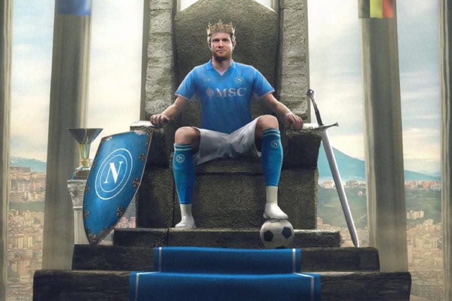 Kevin De Bruyne firma con Napoli tras 10 años en el Manchester City