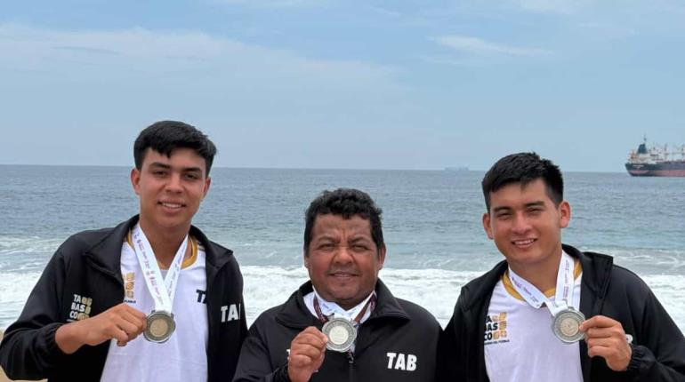 Tabasco se lleva plata en voleibol de playa en la Olimpiada Nacional