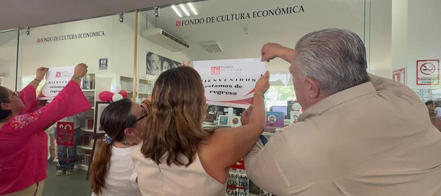 Luego de 6 meses cerrada, reabre sus puertas la librería del Fondo de Cultura Económica Luego de 6 meses cerrada, reabre sus puertas la librería del Fondo de Cultura Económica