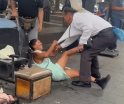 Hombre golpea a mujer en pleno Parque Juárez