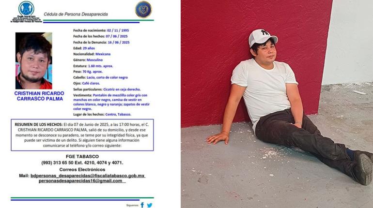 "Te voy a buscar hasta encontrarte": madre tabasqueña busca a su hijo
