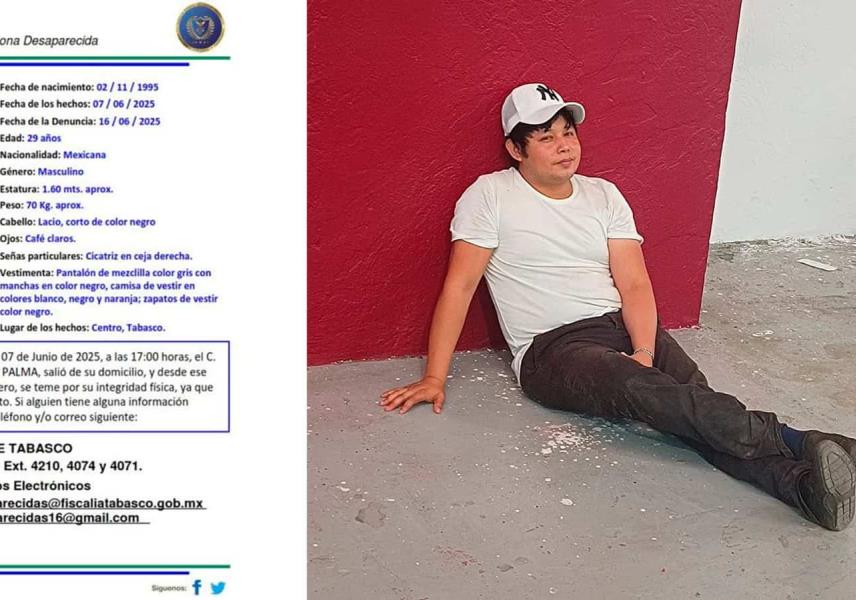 "Te voy a buscar hasta encontrarte": madre tabasqueña busca a su hijo