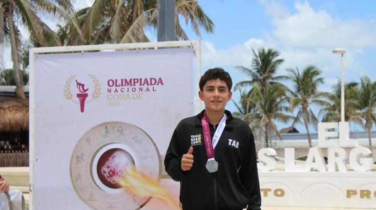 Roldán Abarca gana plata para Tabasco en duatlón
