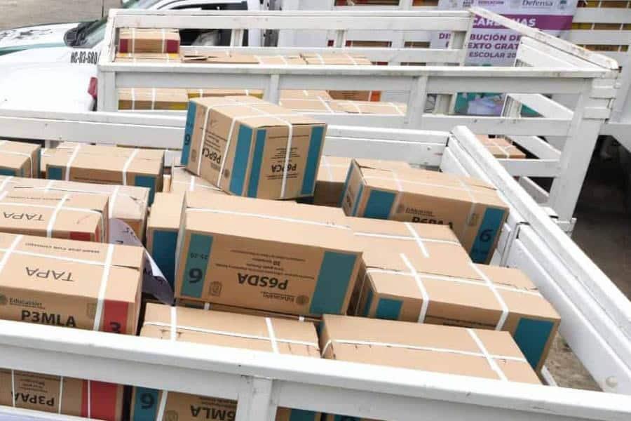 Al 87% distribución de libros de texto gratuitos para el ciclo escolar 2025-2026: Setab