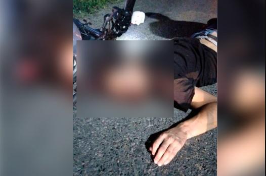 Joven motociclista muere en la entrada Tucta, Nacajuca