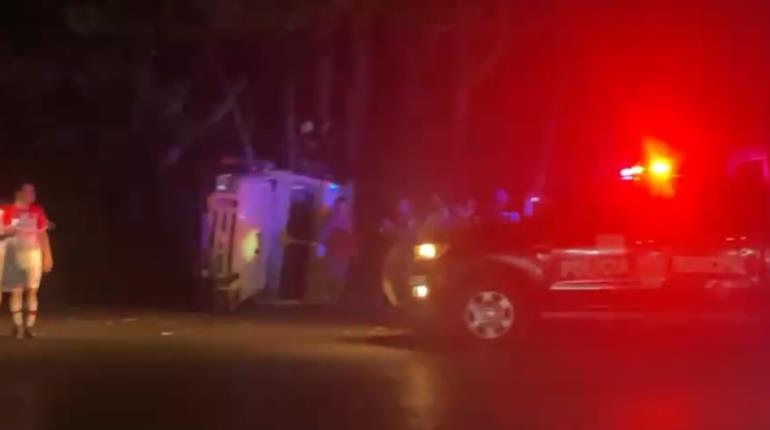Vuelca camioneta de valores sobre la carretera Villahermosa – Nacajuca