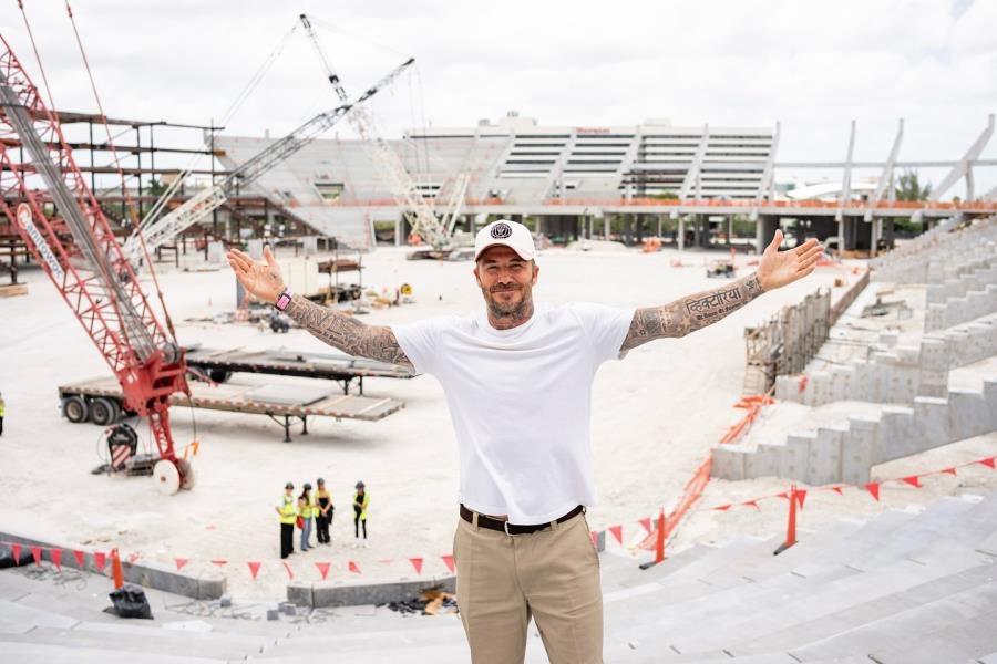 David Beckham comparte avances del nuevo estadio de Inter Miami