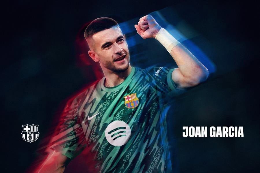 Barcelona hace oficial el fichaje del portero Joan Garc&iacute;a