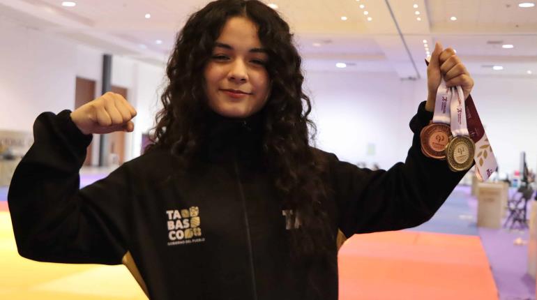 Valentina Padrón gana doble medalla en la Olimpiada Nacional de Conade 2025