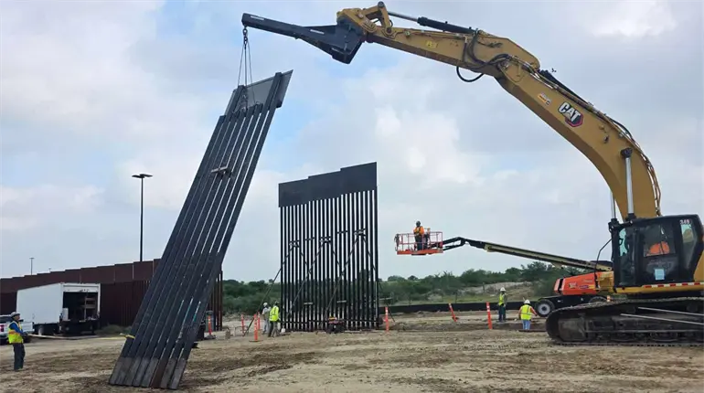 Otorgan nuevo contrato para construcción de muro fronterizo entre EE. UU. y México
