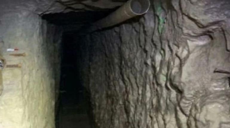 Descubren "narcotúnel" de un kilómetro bajo cuartel de la GN en Mexicali, Baja California