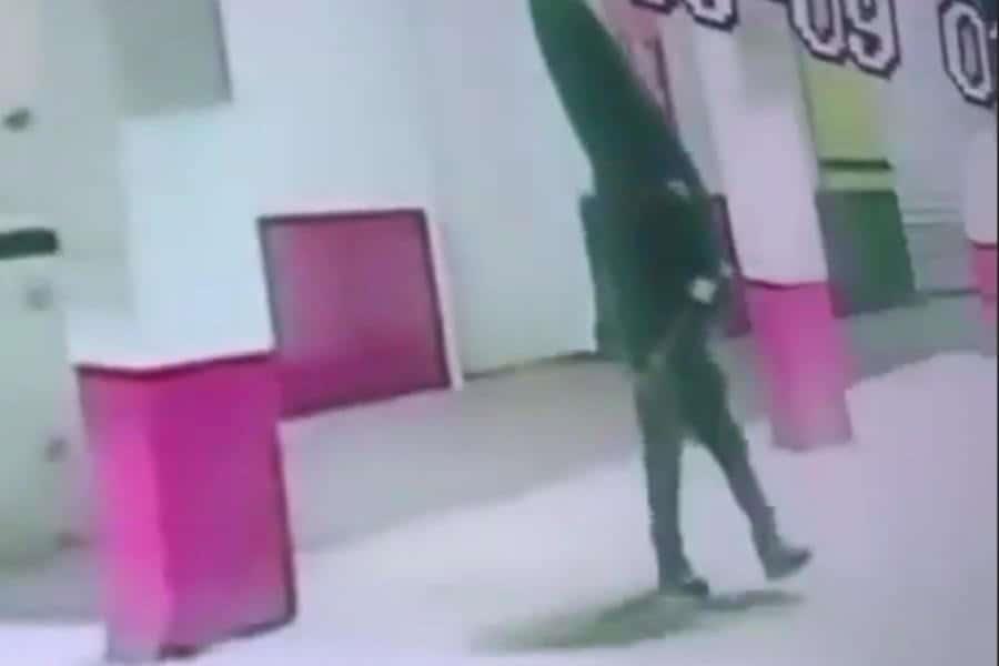 Captan a hombre robando imagen de la Virgen de Guadalupe en Puebla