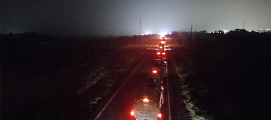 Cierre total en la carretera Coatzacoalcos–Villahermosa Cierre total en la carretera Coatzacoalcos–Villahermosa