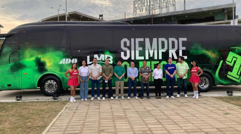 ADO y Olmecas presentan el autobús oficial del equipo