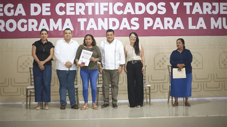 6 mil 550 tarjetas de ´Tandas para la Mujer´ se han entregado en Tabasco: Katia Ornelas