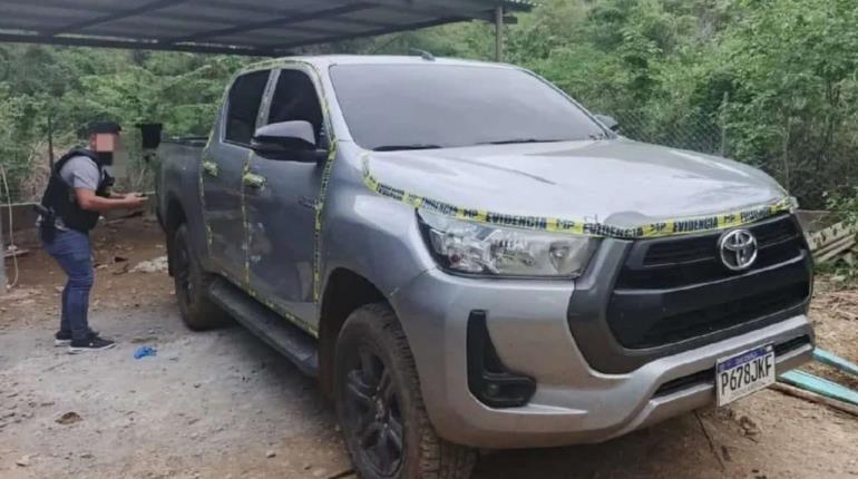 Fuerzas de seguridad aseguran carro "monstruo" en la frontera México y Guatemala