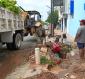 Brotan posibles fugas en malecón Carlos A. Madrazo a poco más de un año de su inauguración